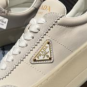 Prada Thick-soled Casual Shoes In Beige Color - 6