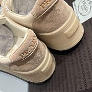 Prada Thick-soled Casual Shoes In White Color - 6