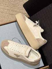 Prada Thick-soled Casual Shoes In White Color - 4