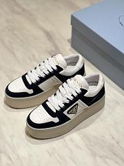 Prada Thick-soled Casual Shoes In Navy Blue Color - 2