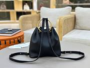 Chloe soft imported first-layer cowhide backpack 05 - 6
