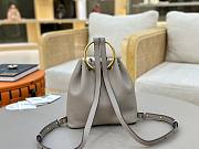 Chloe soft imported first-layer cowhide backpack 02 - 2