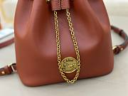 Chloe soft imported first-layer cowhide backpack 01 - 3