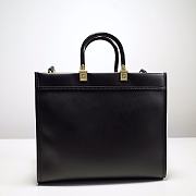 Fendi x Versace Fendace Bolso Convertible Sunshine Shopper Tote In Black - 6