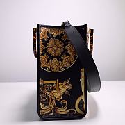 FENDI X VERSACE Calfskin Plexiglass Fendace FF Baroque Print - 5