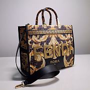 FENDI X VERSACE Calfskin Plexiglass Fendace FF Baroque Print - 3