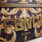 FENDI X VERSACE Calfskin Plexiglass Fendace FF Baroque Print - 2