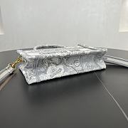 Dior Mini Book Tote In Gray - 6