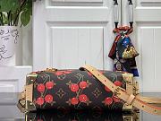 Side Trunk MM LV x TM Bag Monogram Canvas with cherry motif - 2