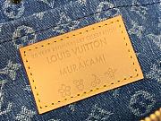 Louis Vuitton Pochette Accessoires LV x TM bag Monogram Denim with cherry motif - 4