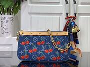 Louis Vuitton Pochette Accessoires LV x TM bag Monogram Denim with cherry motif - 1