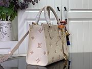 Louis Vuitton OnTheGo PM Debossed grained cowhide leather Eden - 4