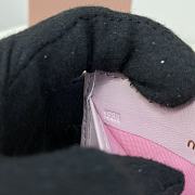 Miumiu Matelassé nappa leather card holder in pink - 6