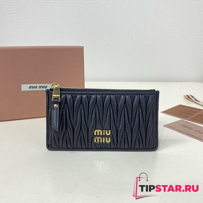 Miumiu Pocket wallet Matelasse In Black - 1
