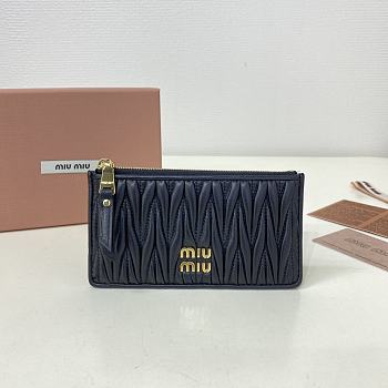 Miumiu Pocket wallet Matelasse In Black