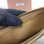 Miumiu Pocket wallet Matelasse In Brown - 2