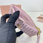 Miumiu Pocket wallet Matelasse In Pink - 5