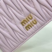 Miumiu Pocket wallet Matelasse In Pink - 2