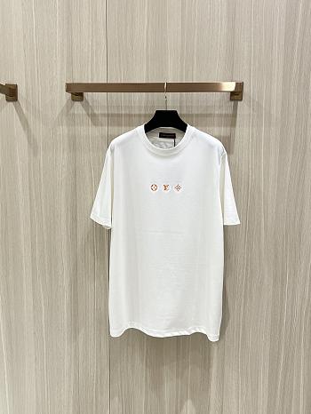 Louis Vuitton Flower Five-Star T-Shirt In White