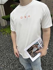 Louis Vuitton Flower Five-Star T-Shirt In White - 6