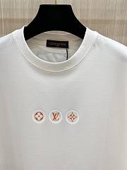 Louis Vuitton Flower Five-Star T-Shirt In White - 3