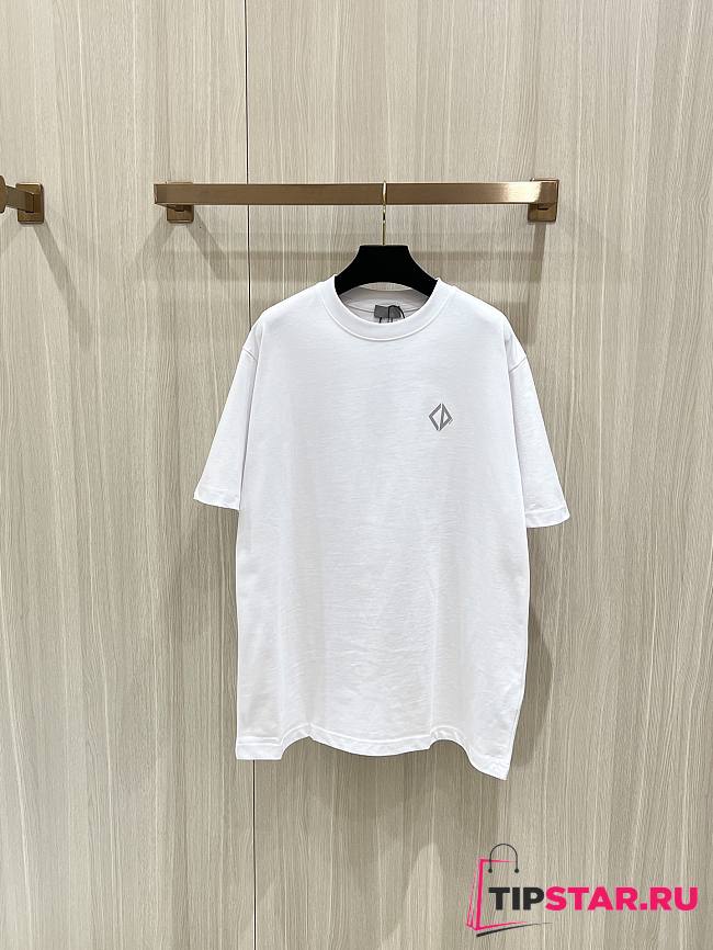 Dior CD Diamond T-Shirt In White - 1
