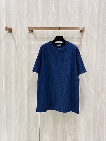 Dior Oblique T-Shirt In dark Blue