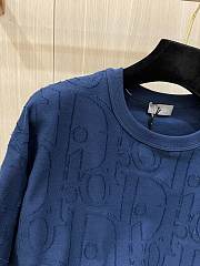 Dior Oblique T-Shirt In dark Blue - 3