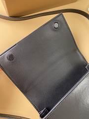Burberry Small Grace Leather Shoulder Bag In Black - 6