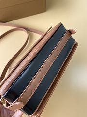 Burberry Small Grace Leather Shoulder Bag In Brown - 5