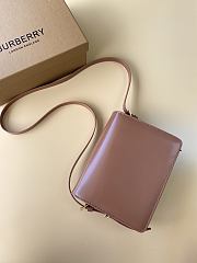 Burberry Small Grace Leather Shoulder Bag In Brown - 4