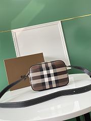 Burberry Brown Leather Paddy Crossbody Bag - 6