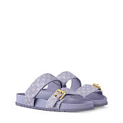 Louis Vuitton Bom Dia Flat Comfort Mules Lilac - 5