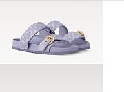 Louis Vuitton Bom Dia Flat Comfort Mules Lilac - 4