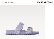 Louis Vuitton Bom Dia Flat Comfort Mules Lilac - 3