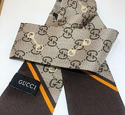 Gucci GG print with Horsebits silk neck bow 03 - 2