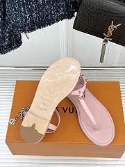 Louis Vuitton Sandals With Chain In Pink - 6