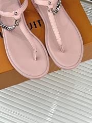 Louis Vuitton Sandals With Chain In Pink - 5