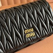 Miumiu Materasse nappa leather mini bag black - 5