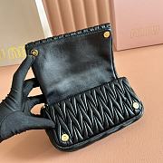 Miumiu Materasse nappa leather mini bag black - 4