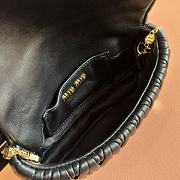 Miumiu Materasse nappa leather mini bag black - 3