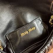 Miumiu Materasse nappa leather mini bag black - 2
