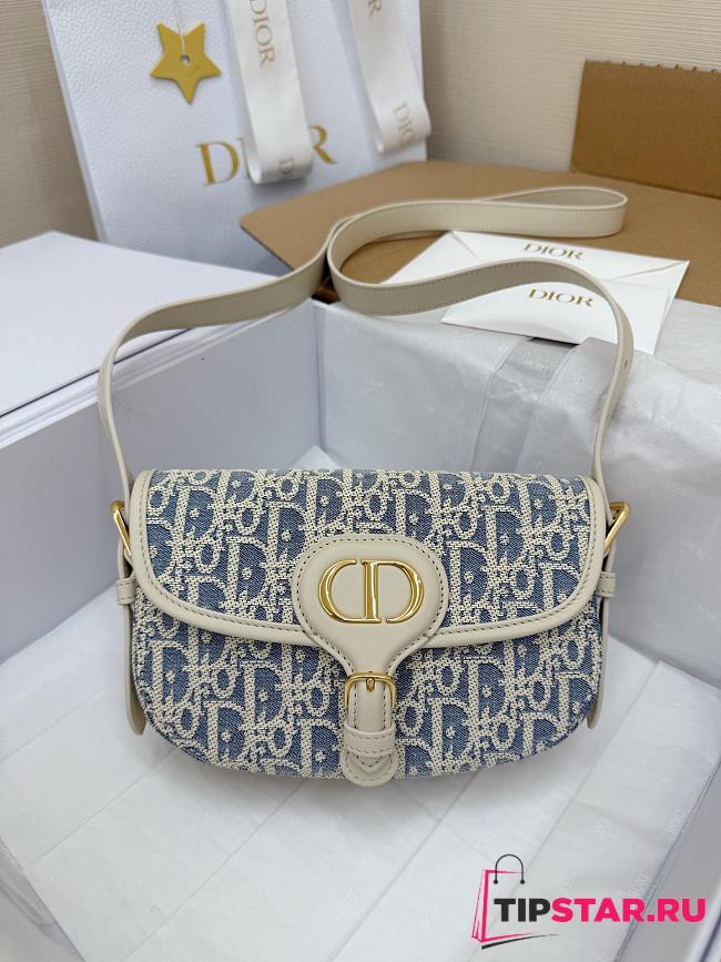 Dior Bobby East-West Bag Blue - 1