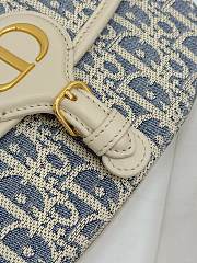 Dior Bobby East-West Bag Blue - 4