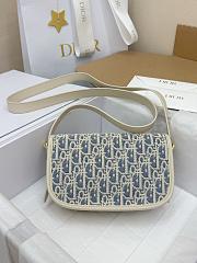 Dior Bobby East-West Bag Blue - 3