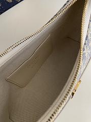 Dior 30 Montaigne Cigale Mini Bag Blue Dior Oblique Jacquard - 5