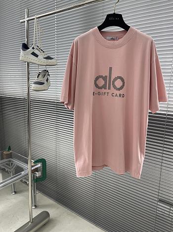 Alo Simple letter T-shirt 02