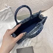 Mini Dior Book Tote Trench Denim - 6