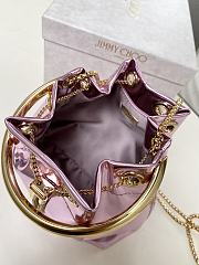 Jimmy Choo Micro Bon Bon Purble Metallic Nappa Mini Bag - 6