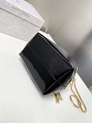 Jimmy Choo Micro Bon Bon Black Metallic Nappa Mini Bag - 5